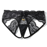 Load image into Gallery viewer, Lace Mystery Crotchless Panty