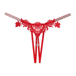 Load image into Gallery viewer, Rhinestone Hollow Thong