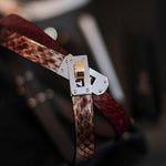 Load image into Gallery viewer, Kelly Lock Snake Skin Bracelet Collar (Pure Handcraft)