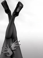 Load image into Gallery viewer, Ultra Sheer Crotchless Pantyhose