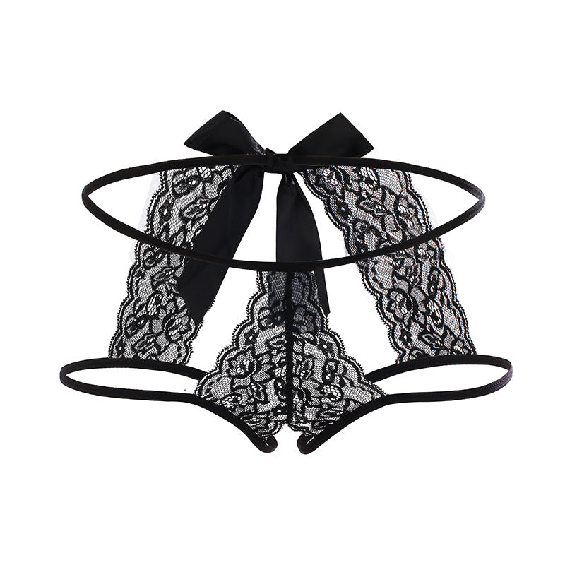 Bow Lace Thong