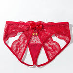 Load image into Gallery viewer, Lace Mystery Crotchless Panty