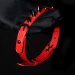 Load image into Gallery viewer, Rivet Cowhide Bondage Collar (Pure Handcraft)