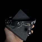 Load image into Gallery viewer, Pet Tag Cowhide Bondage Collar (Pure Handcraft)