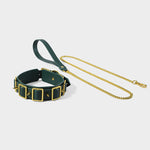 Load image into Gallery viewer, Rivet Leather Collar Set