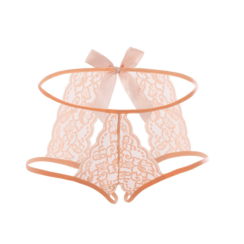 Bow Lace Thong