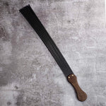 Load image into Gallery viewer, Walnut Wood Leather Flogger (Pure Handcraft)