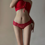 Load image into Gallery viewer, Lace Mystery Crotchless Panty
