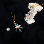 Load image into Gallery viewer, Crystal Pendant Nipple Clamps