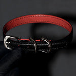 Load image into Gallery viewer, RUBY Lining Cowhide Bondage Collar (Pure Handcraft)