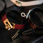 Load image into Gallery viewer, Kelly Lock Snake Skin Bracelet Collar (Pure Handcraft)