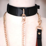 Load image into Gallery viewer, Minimalist Lock Cowhide Collar Set(Pure Handcraft)