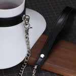 Load image into Gallery viewer, Leather Bondage Collar Set (Handcrafted)