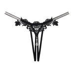 Load image into Gallery viewer, Rhinestone Hollow Thong
