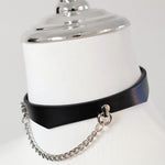 Load image into Gallery viewer, Silver Chain Cowhide Collar Set(Pure Handcraft)
