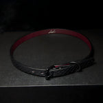 Load image into Gallery viewer, Claret Snake Skin Collar(Pure Handcraft)
