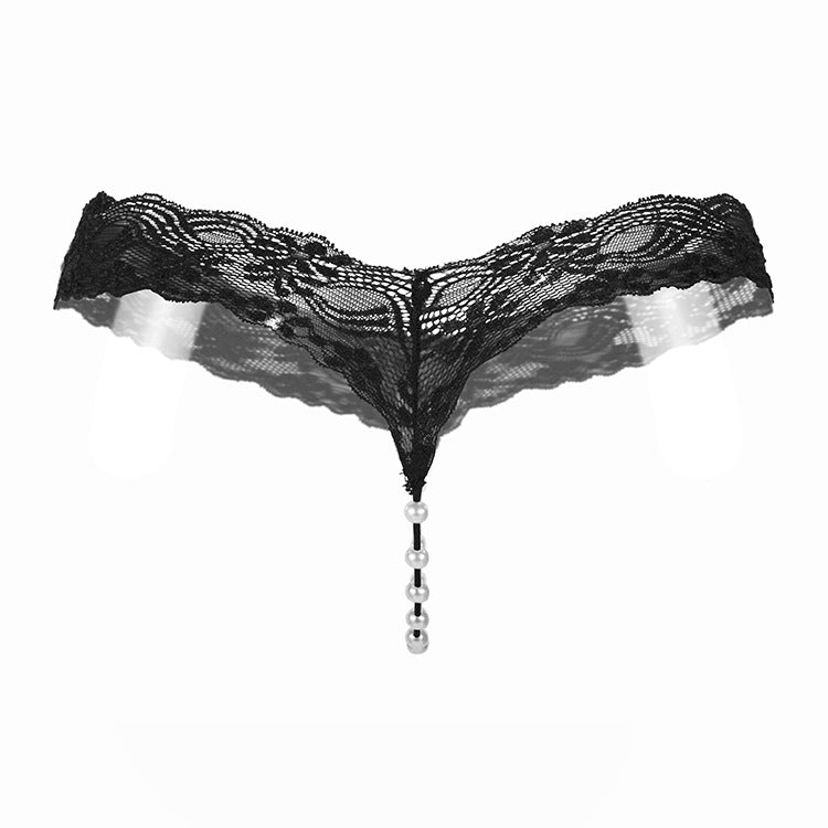 Beaded Lace Thong