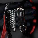 Load image into Gallery viewer, RUBY Lining Cowhide Bondage Collar (Pure Handcraft)
