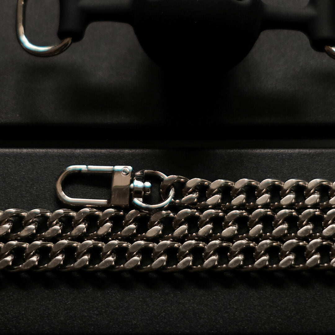 Minimalist Lock Cowhide Collar Set(Pure Handcraft)