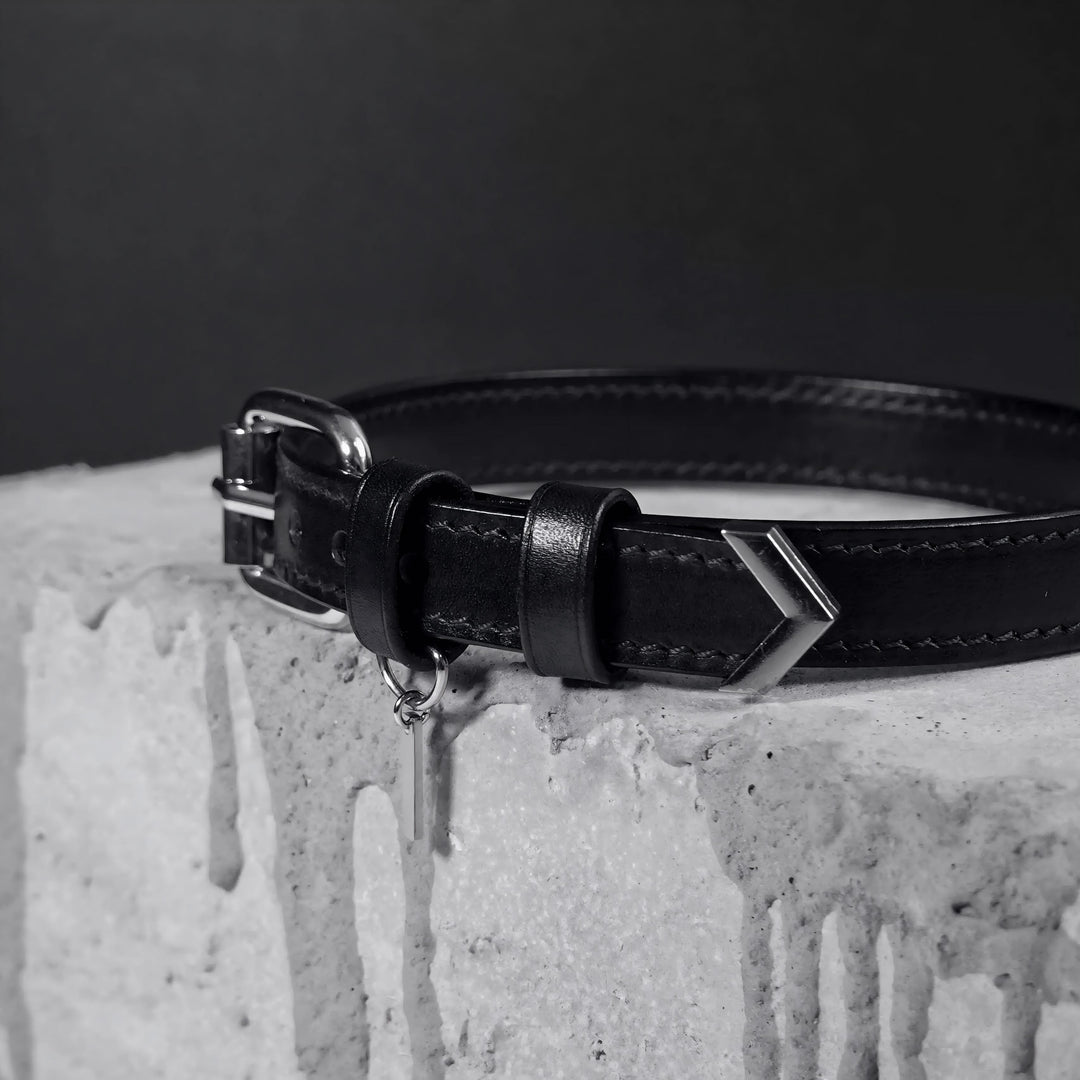 Sylus Silver Lock Collar (Pure Handcraft)