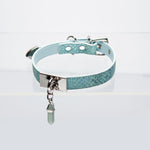 Load image into Gallery viewer, Jade Pendulum Snake Skin Texture Crystal Collar

