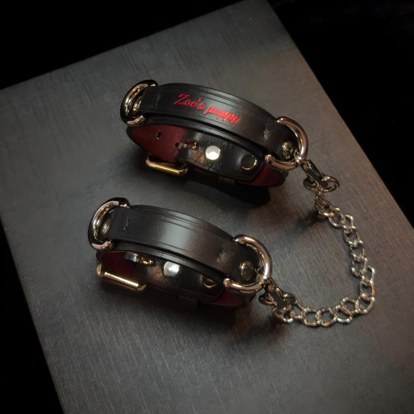 Cowhide Bondage Cuffs(Pure Handcraft)