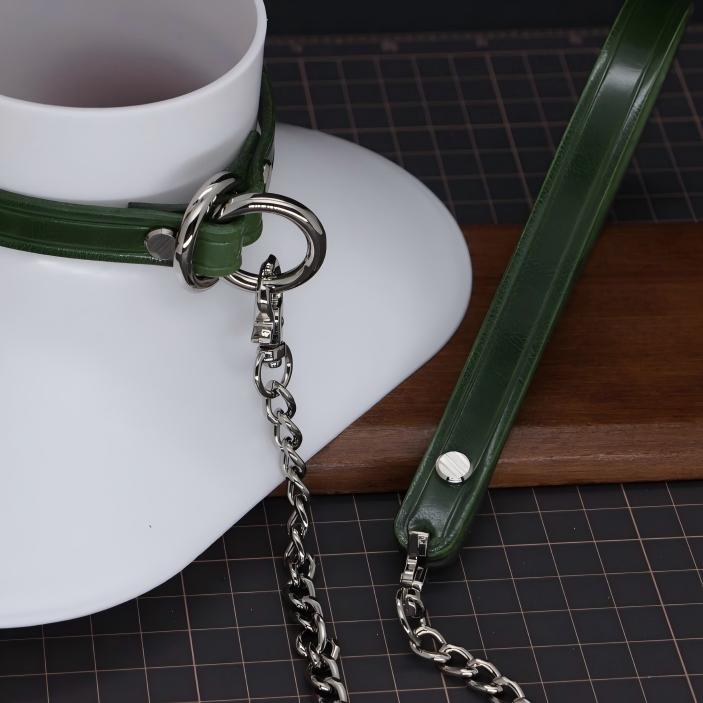Leather Slip Collar Set  (Handcrafter)