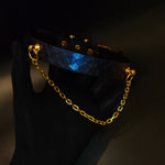 Load image into Gallery viewer, Sapphire Snake Skin Bracelet Collar (Pure Handcraft)
