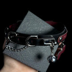 Load image into Gallery viewer, Pet Tag Cowhide Bondage Collar (Pure Handcraft)
