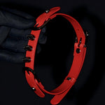 Load image into Gallery viewer, Rivet Cowhide Bondage Collar (Pure Handcraft)
