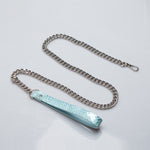 Load image into Gallery viewer, Jade Pendulum Snake Skin Texture Crystal Collar
