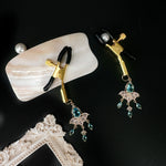 Load image into Gallery viewer, Crystal Pendant Nipple Clamps
