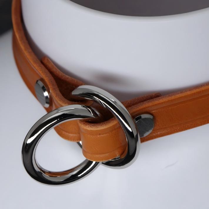 Leather Slip Collar Set  (Handcrafter)