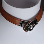 Load image into Gallery viewer, Kelly Buckle Bondage Collar Set (Handcrafted)
