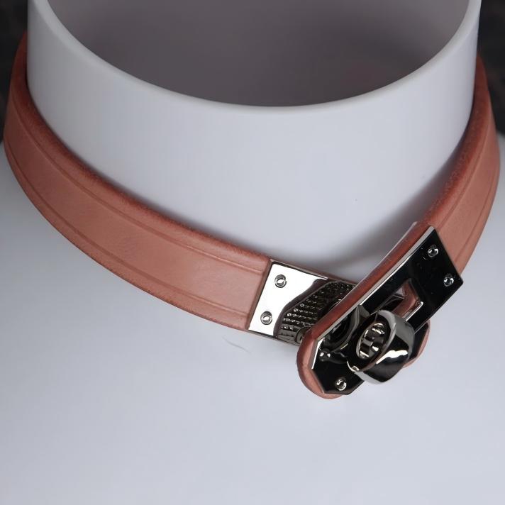 Kelly Buckle Bondage Collar Set (Handcrafted)